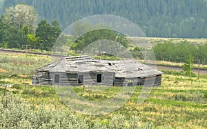 The old Glenbow General Store and Post Office at the Glenbow Ranch Provincial Park