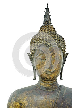 Old gold Buddha