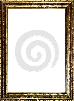 Old gold frame