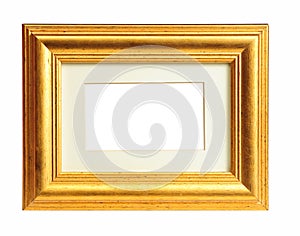 Old gold frame