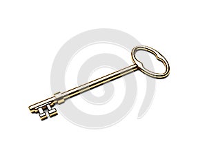 Old gold key