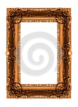 Old golden frame