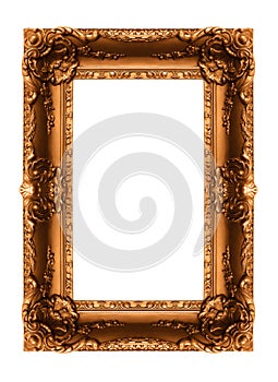 Old golden frame