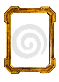 Old golden frame