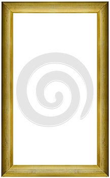 Old Golden Frame Cutout photo