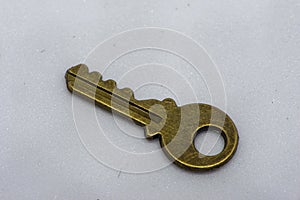 The old golden key of some lock