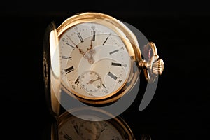 Old golden watch