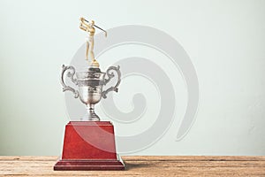 Old golf trophy