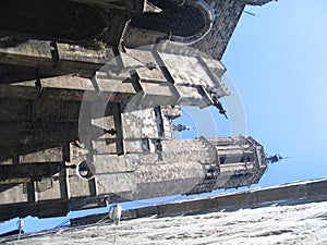 Old gothic cathedral in Barcelona