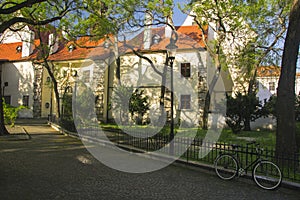 Old gothic church in Bratislava, Slovakia