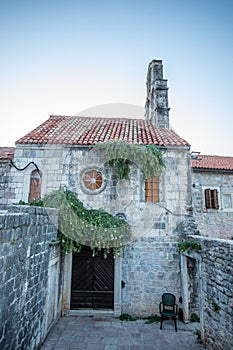 Old gothic town in Europe. Montenegro