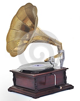 Old gramophone