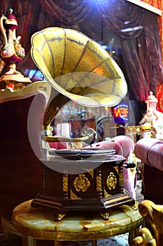 Old gramophone