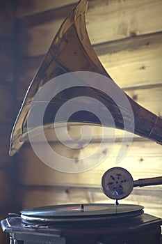 Old gramophone