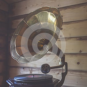 Old gramophone