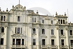 Old grand hotel on plaza san martin lima peru