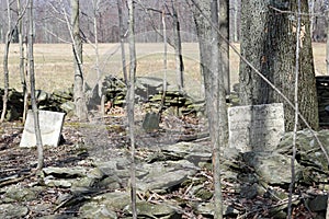 Old grave markers