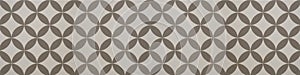 Old gray beige anthracite vintage shabby patchwork mosaic motif tiles stone concrete cement wall texture background with circle