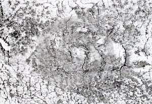 Old gray cement wall with grunge surface cracked. Ancient wall v