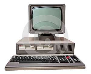 Old gray computer