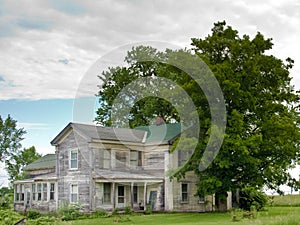 Old Gray House in Upper New York State.