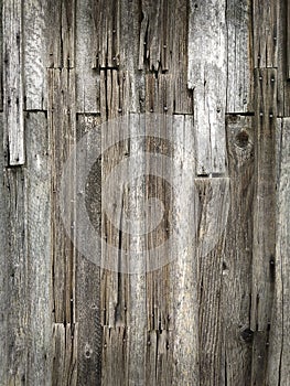 Old gray wooden background. Wooden table in rustic style. Copy space.