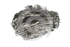 Black old fingerprint