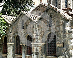 Old greek church in Athens Greece