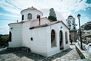 An old Greek church in Skiathos town