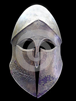 Old Greek helmet