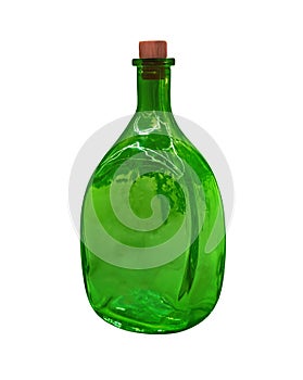 Old green bottle