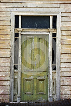 Viejo verde puerta 