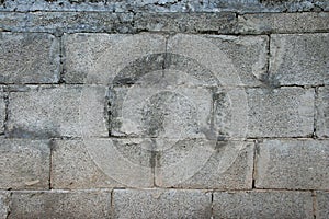 Old grey cement wall surface with cracks. dirty cement walls with rough surface. Texture of old gray concrete wall for background.