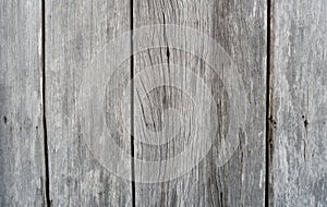 Old grey wood texture background. Wood plank abstract background. Empty weathered wooden wall. Surface of grey wood with nature