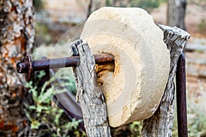 Old Grindstone in Outback Australia