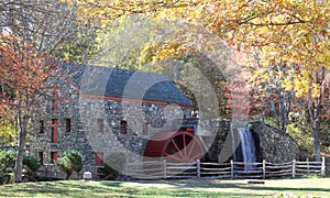 The Old Grist Mill in Fall