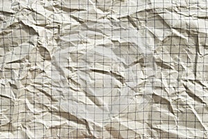 Old grunge creased paper background or texture