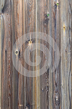 Old grunge dark brown wood panel pattern with beautiful abstract grain surface texture, vertical striped background or backdrop i