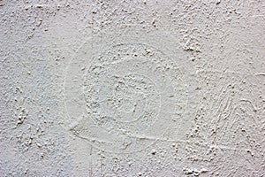 Old grunge dirty cracked vintage light gray concrete and cement mold texture wall or floor background with weathered paint