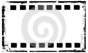 Old grunge film strip frame background