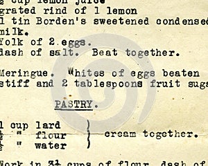 Old grunge recipe