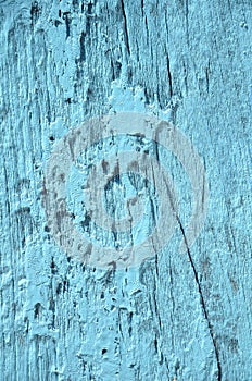 Old grunge weathered blue door