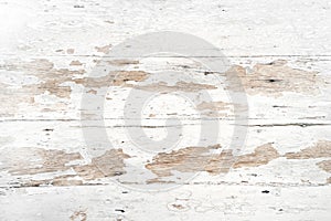 Old and grunge white wood texture