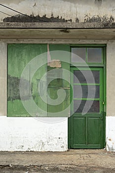 Old grunged door