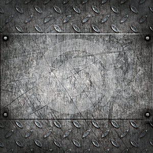 Old grungy metal background