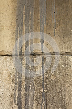 Old grungy texture of concrete wall closeup