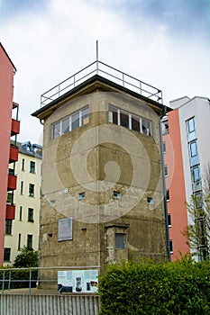 An old guard tower in Berlin, Germany