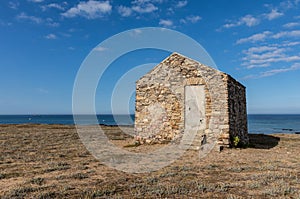 Old guardhouse in the dunes photo