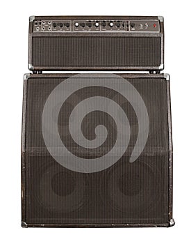 Old guitar amplifier combo