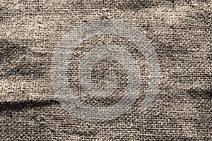 Old gunny sack texture surface background